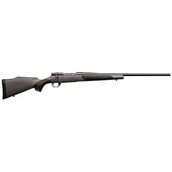 Weatherby Vanguard 25-06 Rem 5+1 24" Gray w/Black Panels Fixed Monte Carlo Griptonite Stock Matte Blued Right Hand