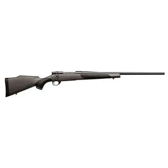 Weatherby VGT300WR6O Vanguard 300 Wthby Mag 3+1 26" Gray w/Black Panels Fixed Monte Carlo Griptonite Stock Matte Blued Right Hand