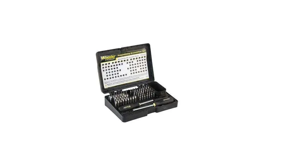 WHEELER 72 PIECE GUN SCREWDRIVER KIT