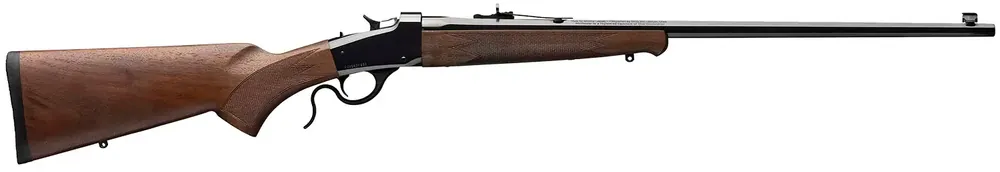 Winchester Guns 524100102 1885 Hunter 22 LR 1 24" Satin Walnut Brushed Polish Blued Right Hand