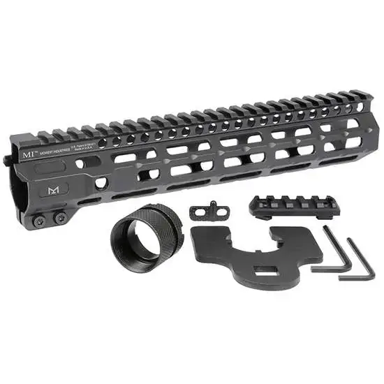Midwest Industries MICRM105 Combat AR-15 Black Hardcoat Anodized Aluminum/Polymer 10.50" Picatinny/M-LOK