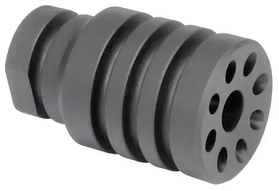 Midwest Industries MIPBD AR-15 223 Rem,5.56x45mm NATO Blast Diverter 1/2"-28 tpi Black Phosphate Steel