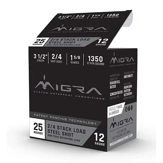 MIGRA WTRFWL STEEL 12G 3.5" 2-4 25B