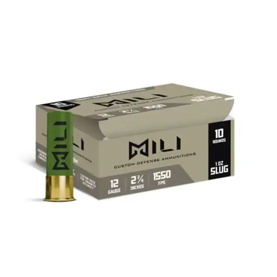 MILI 12GA 2.75 RIFLED SLUG 10 Round Box