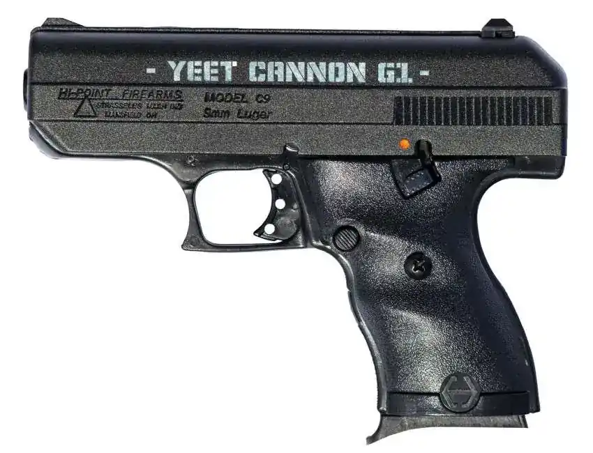 Hi-Point 916G1YC C9 YCG1 9mm Luger +P 3.50" 8+1 Black Polymer Grip