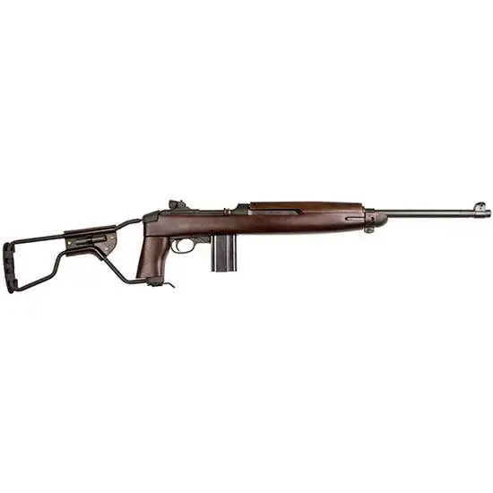 Inland Mfg ILM150 M1A1 Paratrooper Carbine 30 Carbine 15+1 18" Black Side Folding Stock Right Hand