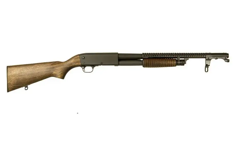 Inland Mfg ILMM37 M37 Trench 12 Gauge 20" 4+1 3" Black Parkerized Oil Walnut Right Hand