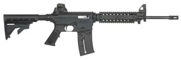 Mossberg 715T Semi-Automatic 22 LR 16.25" 25+1 Black A2 Adjustable Synthetic Stock Blued Polymer Receiver