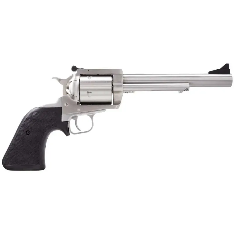 Magnum Research BFR454C BFR Short Cylinder SS 454 Casull 5 Round 6.50" Stainless Black Rubber Grip