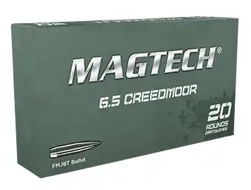 Magtech 65A Tactical/Training 6.5 Creedmoor 140 gr Full Metal Jacket Boat Tail (FMJBT) 20 Round Box