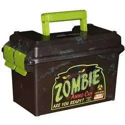 MTM AC50Z Ammo Can 50 Cal Black w/Zombie Green Accents