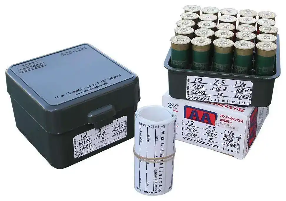 MTM Load Labels Ammo Identification 1 Shotgun 3" x 1.25"