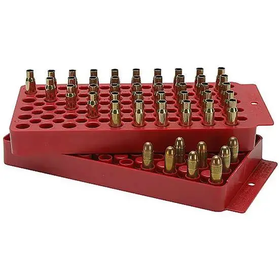 MTM LT150M30 Universal Loading Tray All Handgun/Rifle 50rds Red