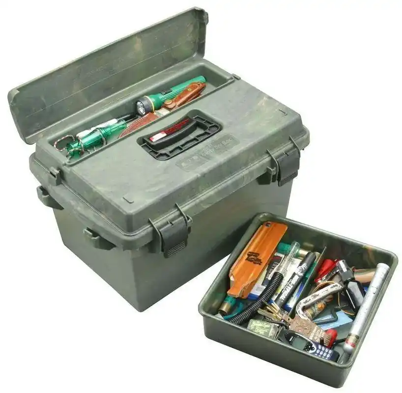 MTM DRY BOX TOP LID ACC W/TRAY 15X8X13 CAMO