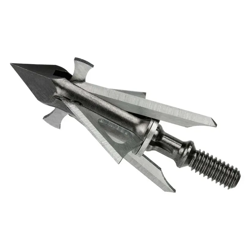 MUZZY BROADHEAD TROCAR HYBRID 100GR 4-BLADE 1 5/8" CUT 3PK