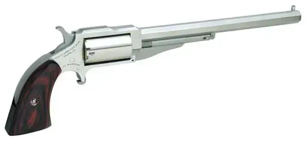 NAA 18606C 1860 Hogleg *CA Compliant 22 LR,22 Mag 5rd 6" Stainless Steel Rosewood Boot Grip