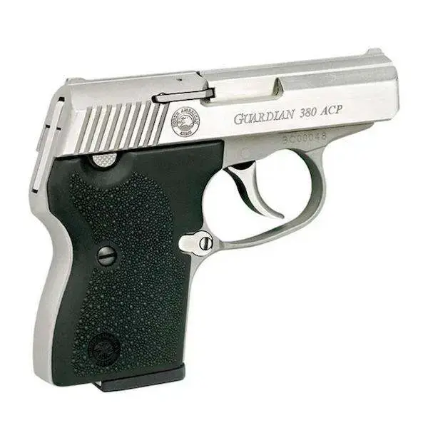 NAA 380GUARDS Guardian 380 ACP 2.50" 6+1 Stainless, Black Rubber Grip ILS (Integral Locking System)