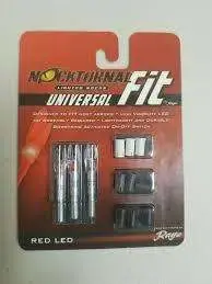 NOCKTURNAL LIGHTED NOCK UNIVERSAL FIT RED 3/PACK