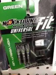 NOCKTURNAL LIGHTED NOCK UNIVERSAL FIT GREEN 3/PACK