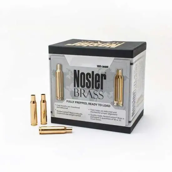 Nosler 10067 22 Nosler Rifle Brass 100 Per Box