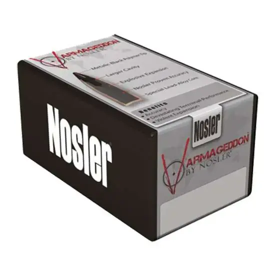 Nosler 26123 Varmageddon 6mm .243 70 gr Flat Base Tipped (FBT) 100 Per Box
