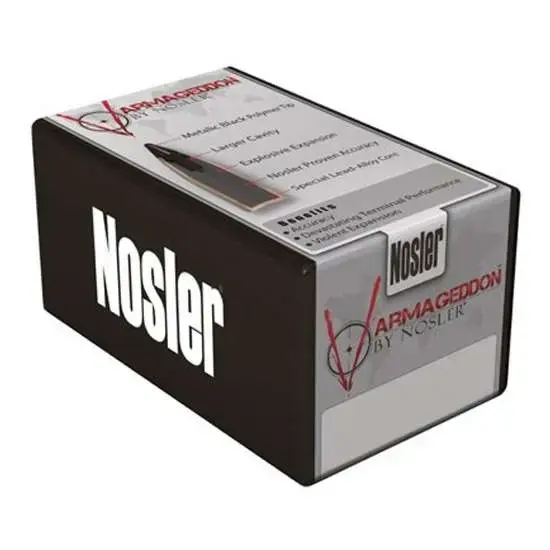 Nosler 36522 Varmageddon .22 Cal .224 62 gr Flat Base Hollow Point (FBHP) 250 Per Box