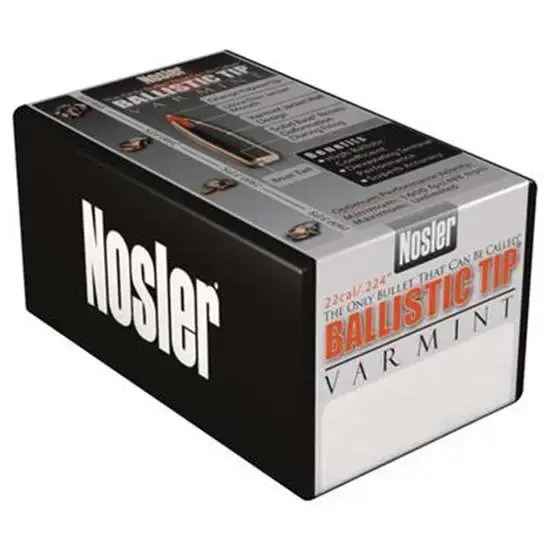 Nosler 39560 Ballistic Tip Varmint .22 Cal .224 55 gr Spitzer Point 250 Per Box