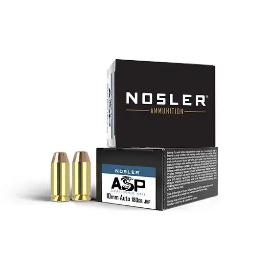 NOS AMMO 10MM 180GR JHP MATCH GRADE 20 Round Box