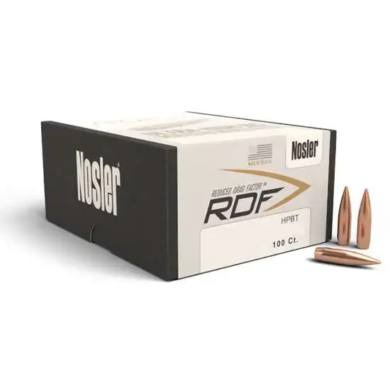Nosler 53066 RDF .22 Cal .224 70 gr Hollow Point Boat Tail (HPBT) 100 Per Box