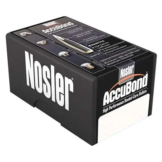 Nosler 59992 AccuBond 7mm .284 140 GR Spitzer Point 50 Per Box