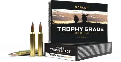 NOS AMMO 300WM 180GR PT SP TROPHY GRADE 20CT