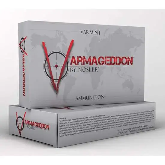 Nosler 65105 Varmageddon 17 Remington 20 gr Flat Base Tipped (FBT) 20 Round Box