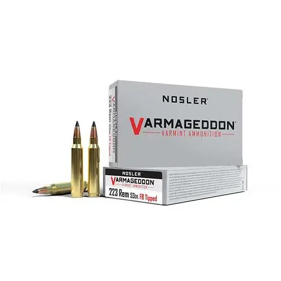 Nosler 65139 Varmageddon 223 Rem 53 gr Flat Base Tipped (FBT) 20 Round Box