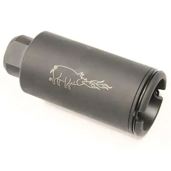Noveske 5000517 KX3 5.56x45mm NATO Flash Suppressor 1/2"-28 tpi Black Nitride Steel