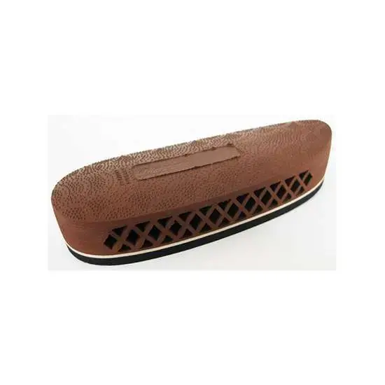 Pachmayr 00007 F325 Deluxe Field Recoil Pad Medium Brown w/White Line Rubber