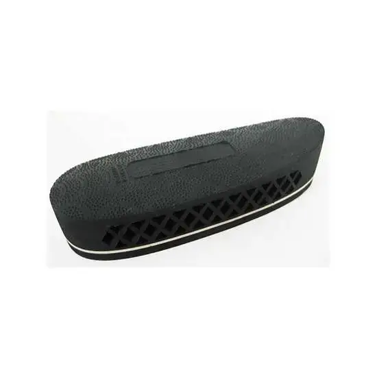 Pachmayr 00010 F325 Deluxe Field Recoil Pad Small Black w/White Line Rubber