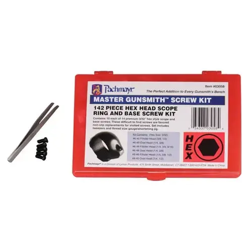 Lyman 03058 Masrer Gunsmith Hex Head Ring and Base Screw Kit