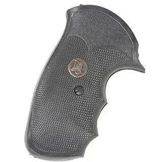 Pachmayr 03249 Gripper Pistol Grip S&W J Frame Round Butt Black Rubber