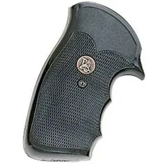 Pachmayr 03264 Gripper Pistol Grip S&W K/L Frame Square Butt Black Rubber