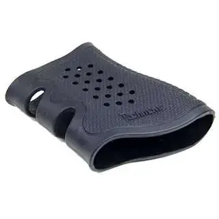 Pachmayr 05164 Tactical Grip Glove Glock G17,20,21,22,31,34,35,37 Soft w/Finger Grooves Black Rubber