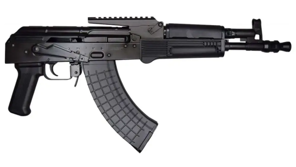 Pioneer Arms AK0031E Hellpup Elite Optic Rail with Picatinny Rail 7.62x39mm 11.73" 30+1 Black