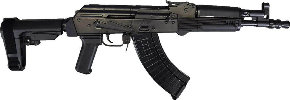 Pioneer Arms AK0031SBA3 Hellpup Collapsible Brace 7.62x39mm 11.73" 30+1 Black Collapsible Stock