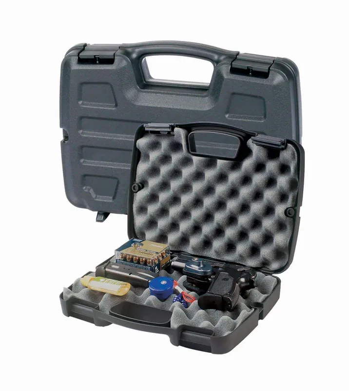 Plano 10-10137 SE Single Scoped Handgun Case Plastic Ribbed Black