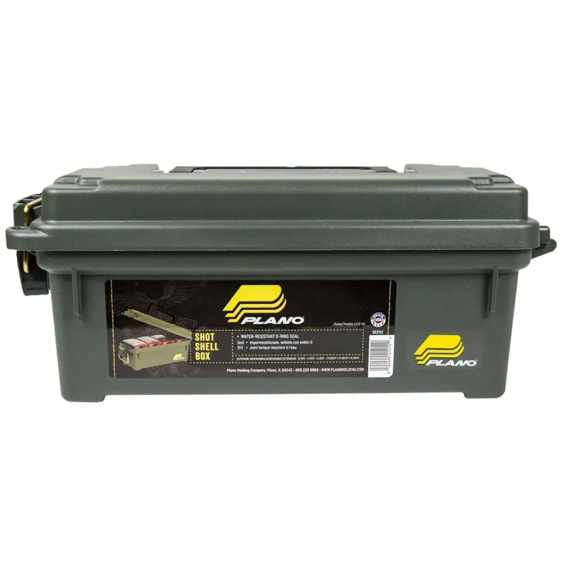 Plano 121202 Shell Box 4 Boxes OD Green 13.62" x 5.60" x 5.60"