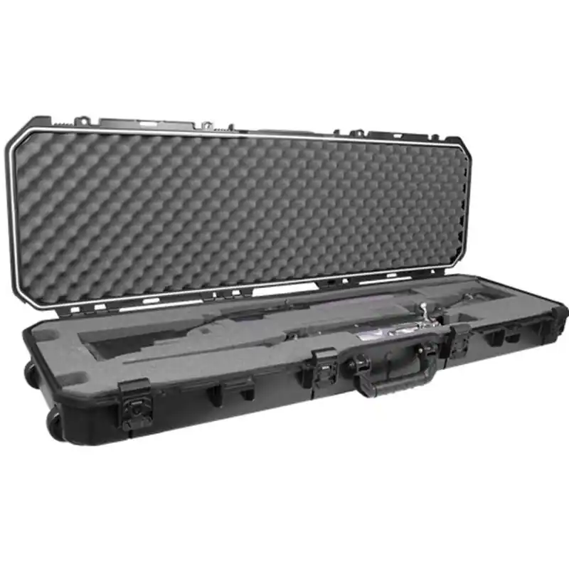 Plano PLA118521 All Weather Double Gun Case 53.5" x 17" x 7" (Exterior) Polymer Black