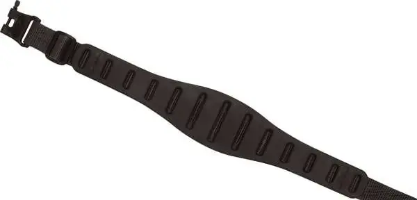 CVA 530008 Claw Contour Sling with Hush Stalker II Swivels Adjustable Black Polymer for Rifle