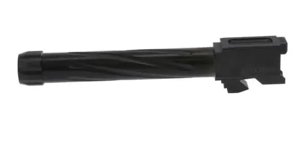 RIVAL ARMS RA20G102A Threaded Barrel Compatible with Glock 17 Gen 3/4 416 Stainless Steel Black PVD