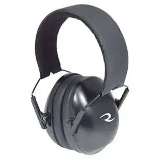 Radians LSO100CS Loweset Earmuff Polymer 21 dB Over the Head Black Ear Cups w/Black Band