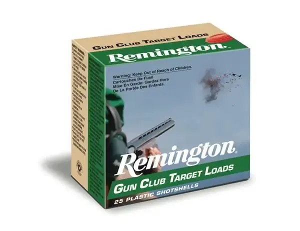 Remington Ammunition GC128 Gun Club 12 Gauge 2.75 1-1/8 oz 8 Shot 25 Round Box