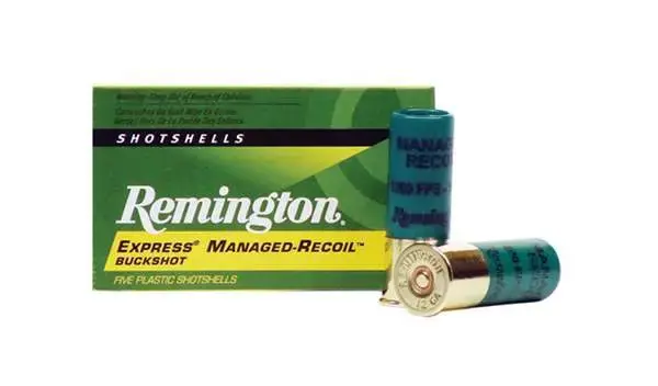 Remington Ammunition RL12BK00 Managed Recoil 12 Gauge 2.75 8 Pellets 00 Buck Shot 5 Round Box